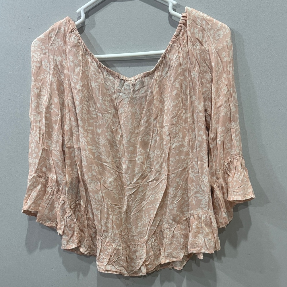 Sanctuary Light Pink Patterned Blouse - Picture 4 of 4